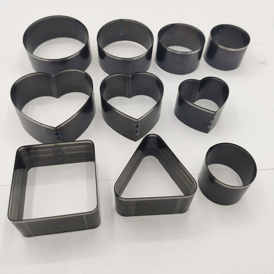 Кожаный нож ручной работы умирает кожаный нож форма лазерный резак многоугольник круглый Треугольник Кулон Нож Форма B20