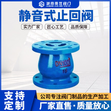 法兰静音消声止回阀立卧式水泵静音单向止回阀HC42X--16QDRVZ