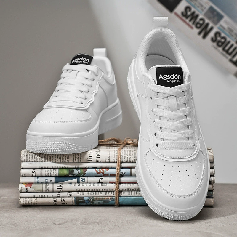 Толстая подошва маленькая белая обувь мужская 2025 новая кроссовка дикая модная обувь мужская обувь весенняя осень спортивная повседневная обувь