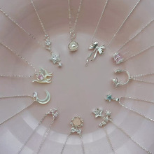 通体S925纯银韩系甜美星星项链女时尚气质小众高级感锁骨生日礼物