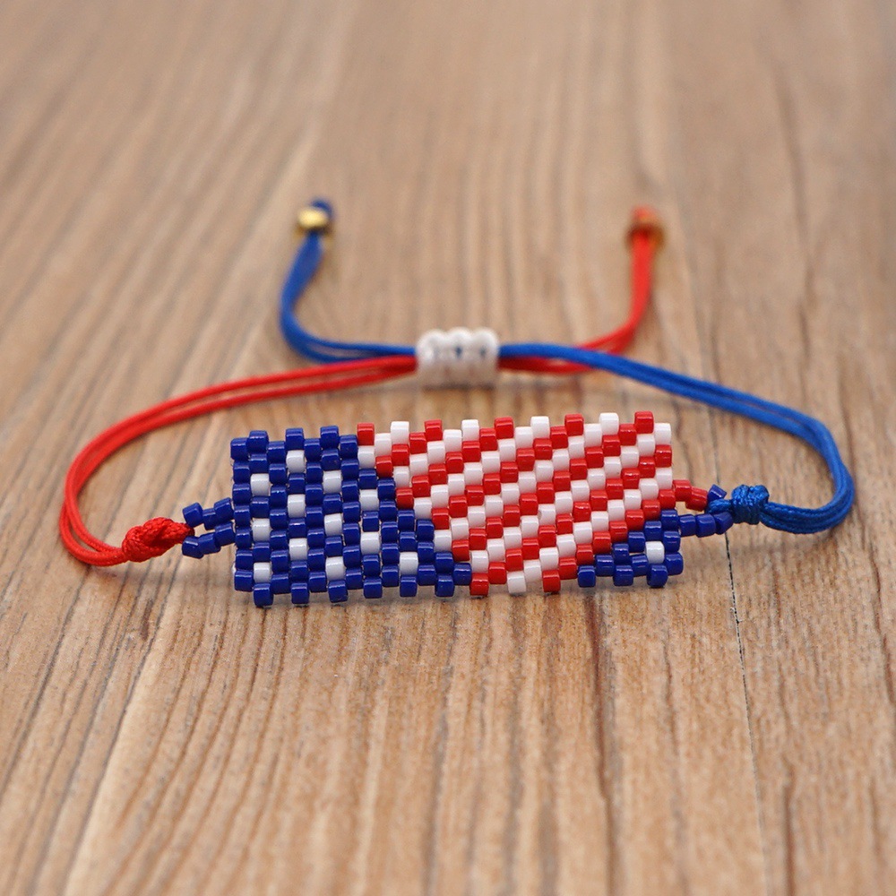 American Flag Bracelet display picture 3