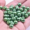 Glossy accessory, beads from pearl, 8mm, wholesale