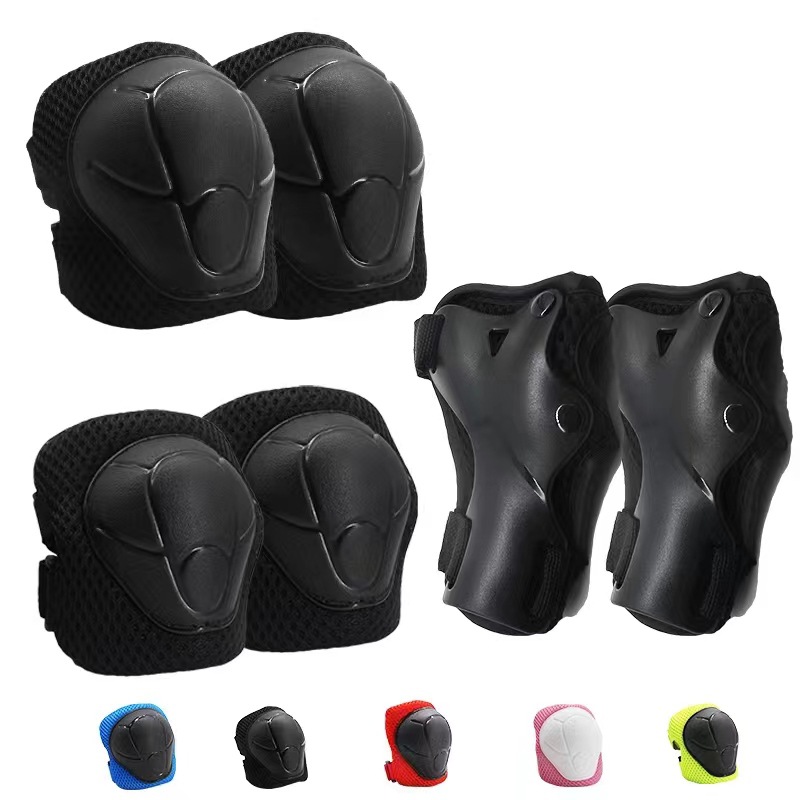 Juego de Equipo de Protección para Niños Set de 6 Piezas de PP para Niños y Deportes de Ciclismo