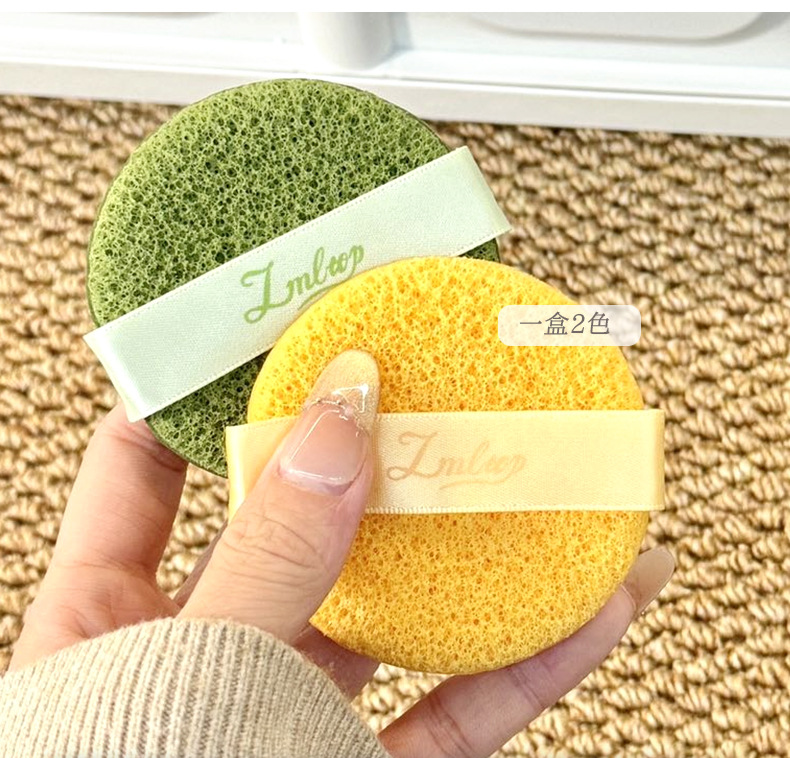 LMLTOP Cleansing Honeycomb Facial Wash Puff 2 Pieces, Makeup remover and Cleansing Mud Mask Magic Tool, Water-Infused Grand Cleansing Puff JJF28 Application Scenario