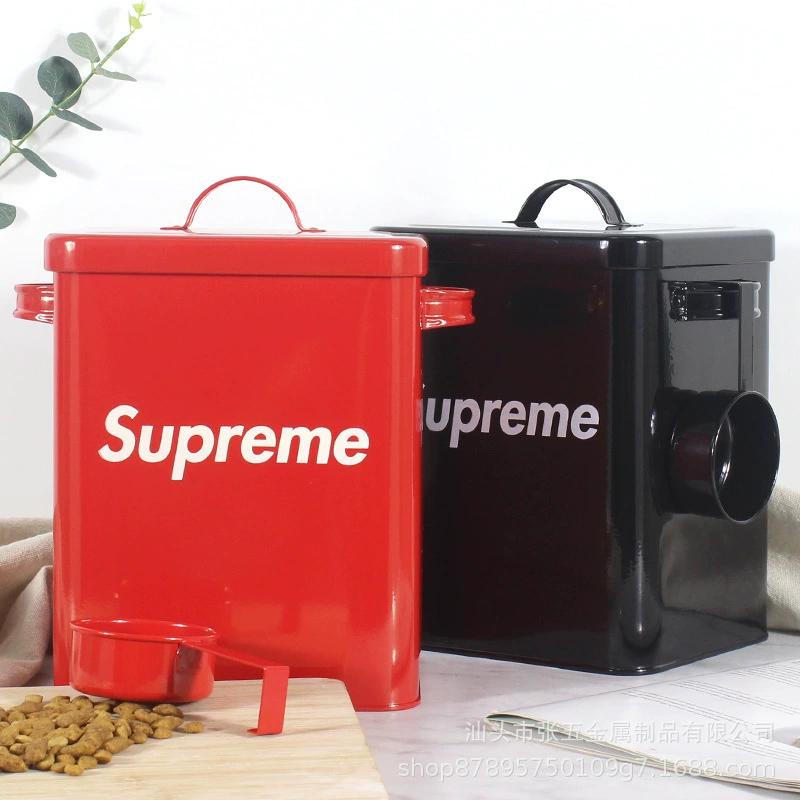 Модный бренд SUP ведро для корма для собак герметичное влагостойкое ведро для корма для кошек ведро для хранения корма для домашних животных 20 л ящик для хранения продуктов