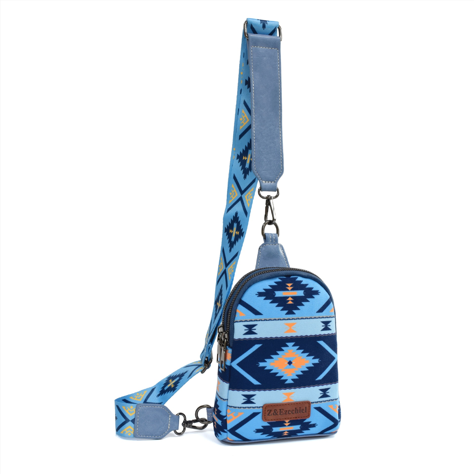 En stock transfronterizo Venta caliente bohemio estilo étnico europeo y americano retro cremallera bolsa de mensajero bolsa de pecho bolsa de cintura correa de hombro