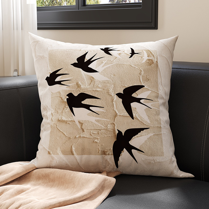 Sofá de estilo medieval almohada retro almohada doméstica cabezal de cama almohada de cama almohada de ventana con núcleo desmontable y lavable