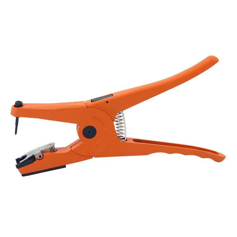 Corea del Sur cerdo, ganado y ovejas oreja abrazadera veterinaria aleación acero oreja abrazadera animal oreja abrazadera