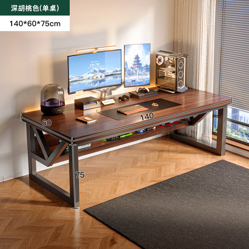 Escritorio de madera maciza para computadora escritorio escritorio hogar para juegos mesa mesa mesa mesa de trabajo dormitorio rectangular escritorio simple