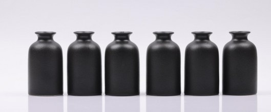 Juego de 3 jarrones modernos de cerámica blanca, decoración para sala de estar o arreglo floral