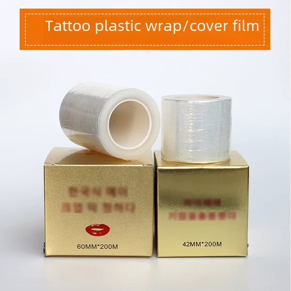 Tattoo Covering Film Makeup Tools Eyebrow Tattoo Lip Bleaching Covering Film Lip Tattoo Eyeliner Eyebrow Cling Film Color-Fixing Semi-Permanent