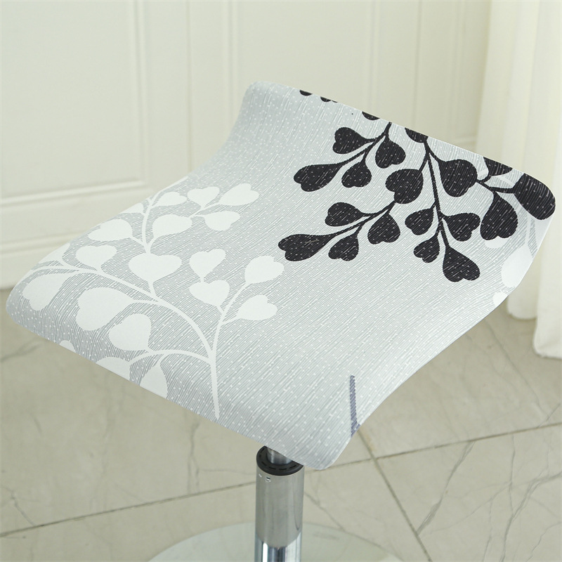 Cajero de recepción Cubierta de silla cuadrada Cubierta de asiento elástica Cubierta de asiento dividida de oficina Cubierta de respaldo de silla giratoria Cubierta de asiento