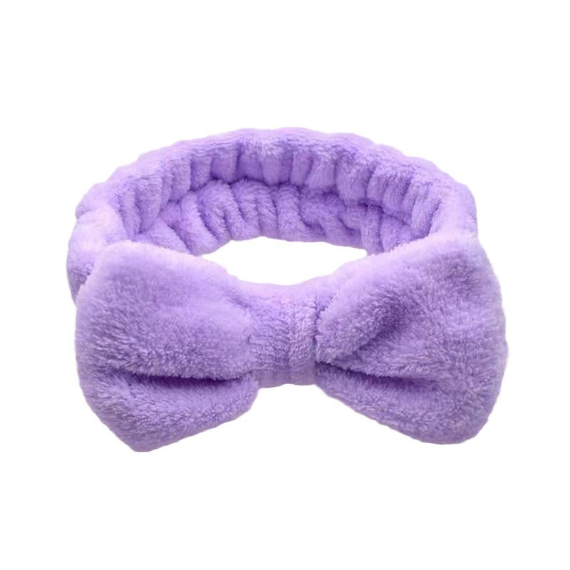 Coral hairgrip with bow