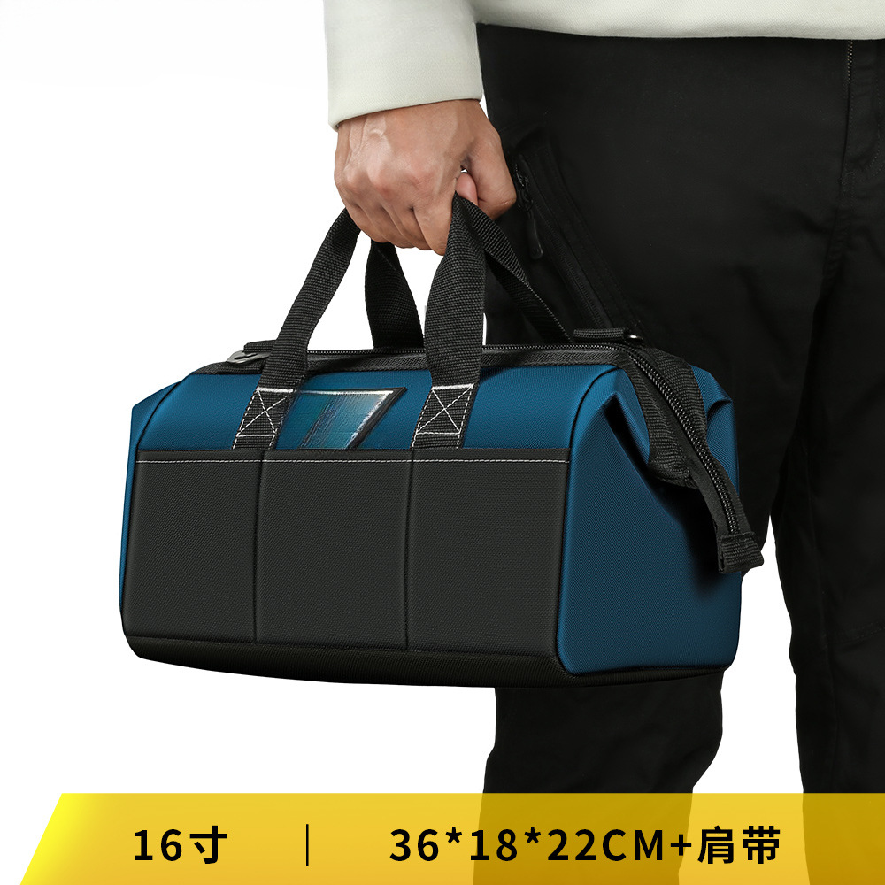 Kit de herramientas fuerte y duradero Kit de herramientas de lona gruesa caja de herramientas resistente al desgaste caja de herramientas de hardware caja de almacenamiento