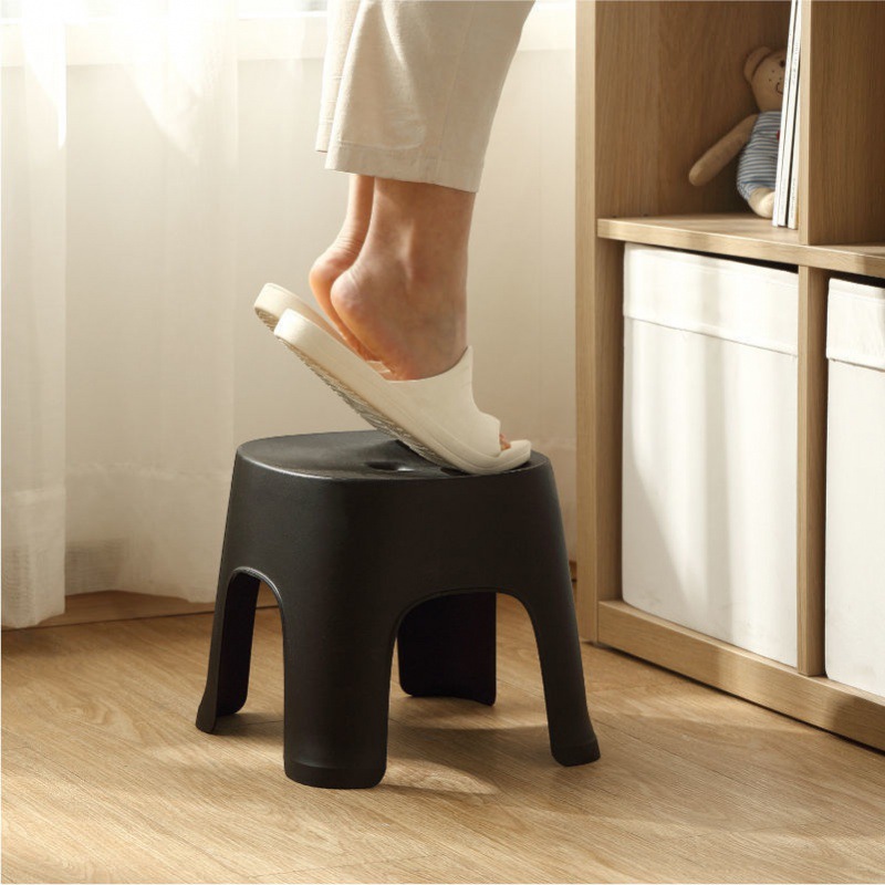 Taburete de plástico engrosado para el hogar, mesa y taburete para niños, sala de estar, silla de plástico, banco de goma Dengzi, taburete bajo, fábrica de taburetes pequeños image 3