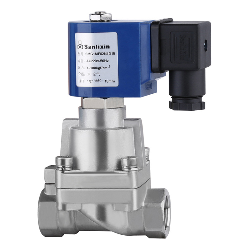 SANLIXIN超高压电磁阀 常闭型SMG1MF02N4D15电磁阀厂家直销