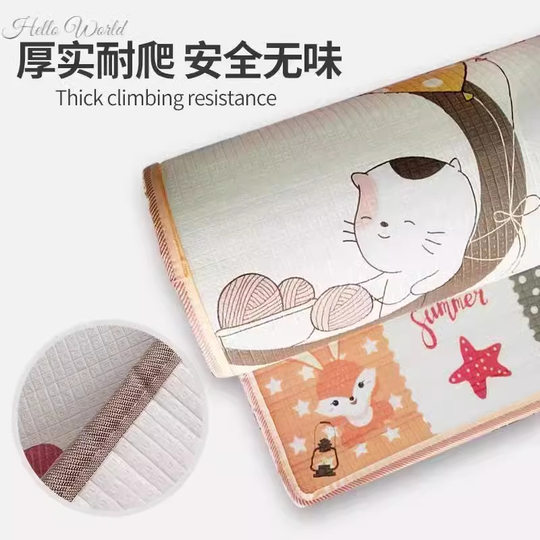 Thickened Climbing Mat Bedside Mat Bedfront Mat Anti-falling Bed Thickened Foam Bedroom Mat Anti-falling Baby Children's Climbing Mat
