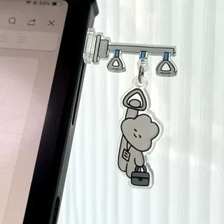 小红书热销一丢丢studio打工人牛马系列电脑侧面摇摇乐打工人必备