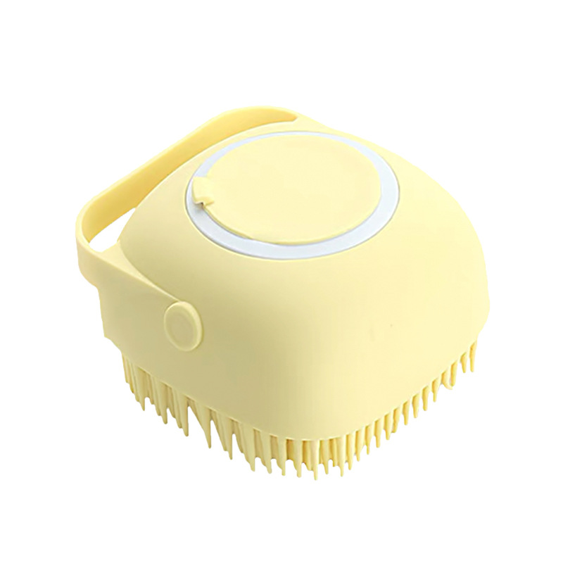Can be installed with shower gel soft silicone massage brush