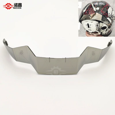 motorcycle motorcycle motorcycle helmet | Dəbilqə (Kaska) aksesuarları - airflite-rear-wing-silver-plated