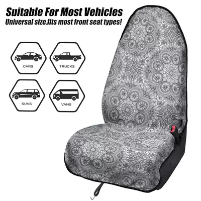 Universal seat cover, front seats, suitable for gym