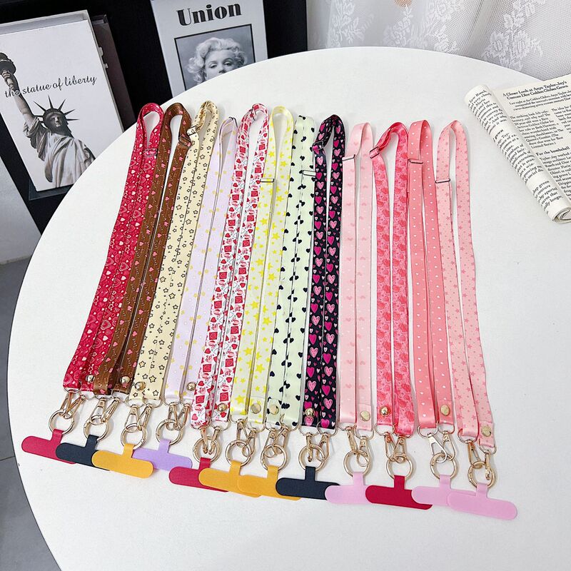Long Mobile Phone Lanyard, Sturdy and Durable, Adjustable Crossbody, Simple and Versatile, Wide Webbing Lanyard, Crossbody