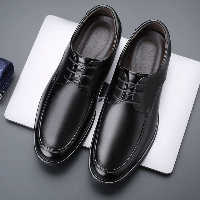 Заводская новая Однослойная обувь, мужская деловая официальная одежда, кожаная обувь, безопасная пригородная повседневная мужская обувь на шнуровке, свадебные туфли