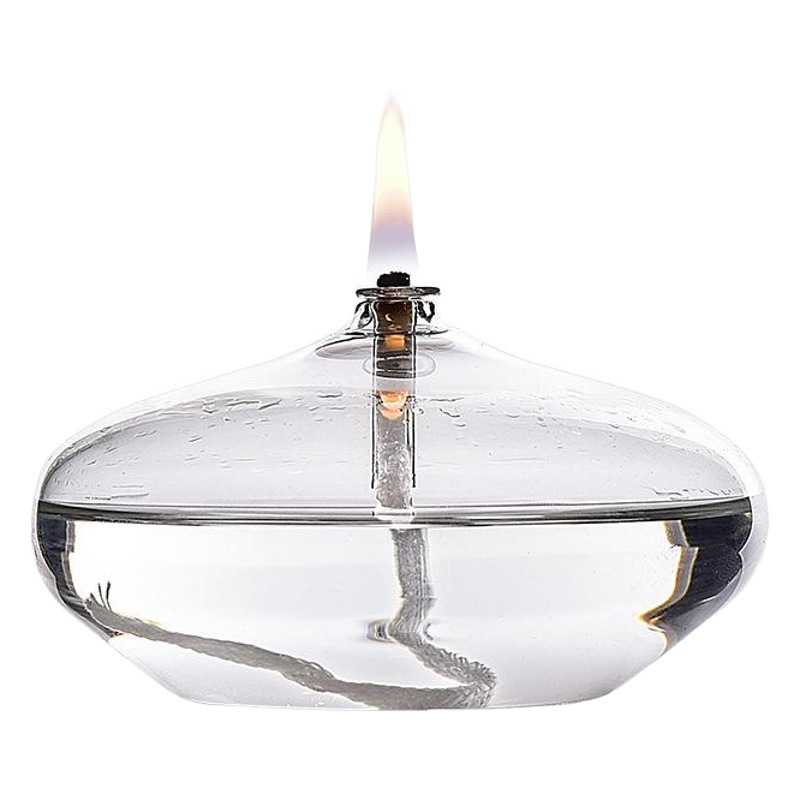 Directo de fábrica creativa decoración candelabro de cristal moderno hogar escritorio lámpara de mantequilla libre de humo