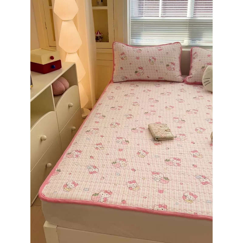 2026 New Double-Layer Gauze Milk Velvet Mattress Topper Cloud-Like Quilted Bed Sheet Soft Mattress - Autumn and Winter Model - Link