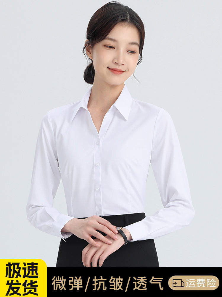 Professional autumn breathable shirt for work