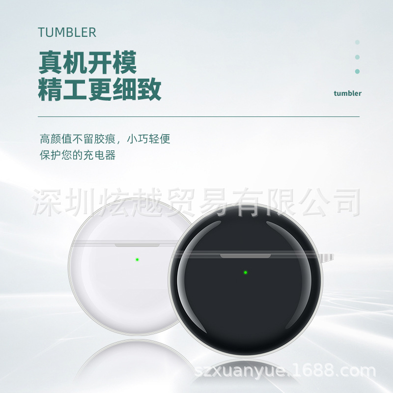 Adecuado para Lenovo HT38 funda protectora auricular Bluetooth caso PRO6 transparente suave caso airposs6 patrón de impresión en color