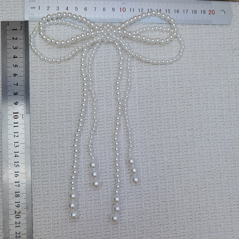 1 Piece Imitation Pearl Bow Knot Polished Accessory Material display picture 9