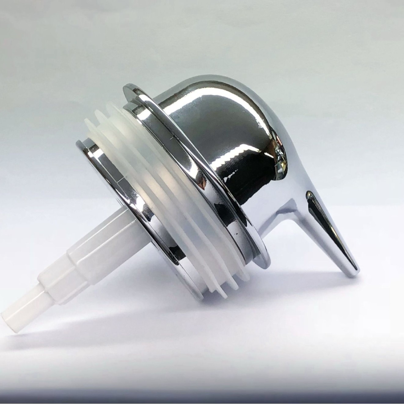 电镀泵头 洗手液鸟嘴硅胶大泵头CHP407