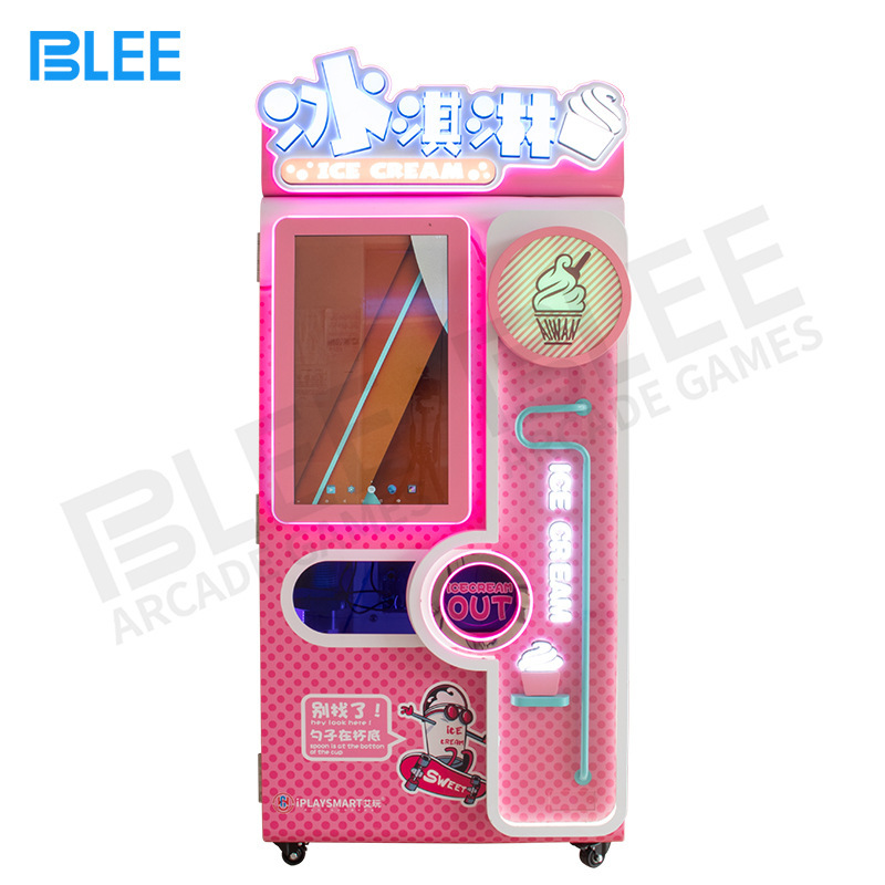 无人贩卖机厂家直供全自动冰淇淋机商用超市冰激凌售货机加料自制