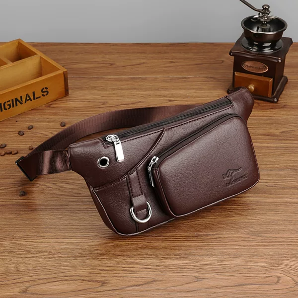 Waist Bag Men's Luggage Leather Goods Multifunctional Men's Chest Bag New Small Bag Casual Crossbody Mobile Phone Coin Purse Dropshipping