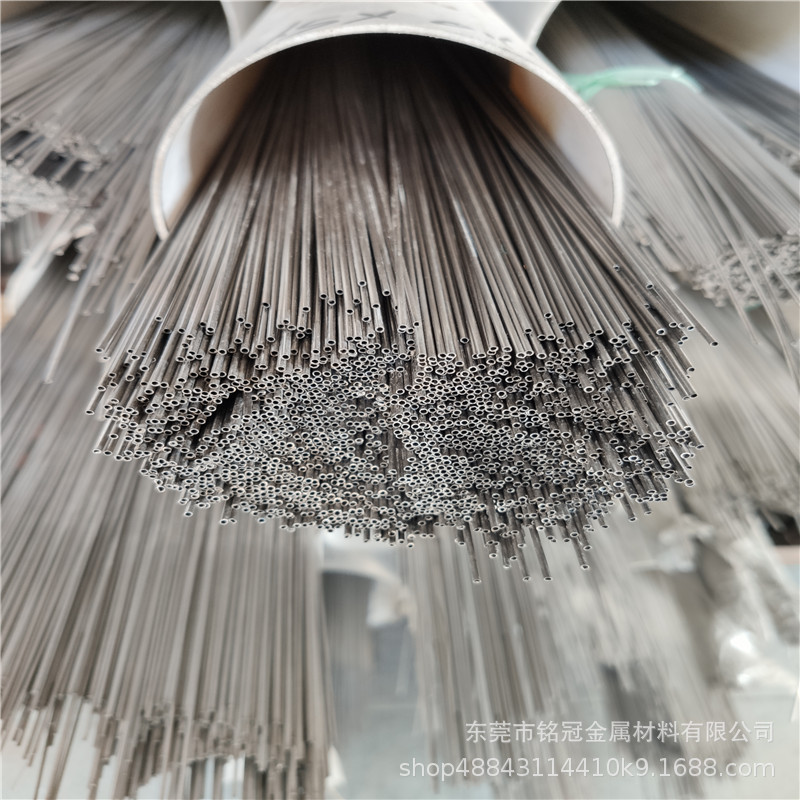 316L不锈钢毛细管精密空心不锈钢针管0.8 1.2 1.4壁厚0.125mm切断