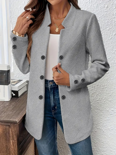 2025 autumn and winter European and American fashion fashion three-button coat top suit
