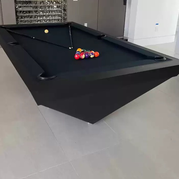 Mesa de billar Mesa de billar para adultos estándar para el hogar American Black Eight Face Nine Ball Villa de alta gama Sala de entretenimiento comercial