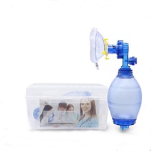 神鹿PVC简易呼吸器 急救复苏气囊硅胶 儿童婴幼儿心肺人工呼吸器