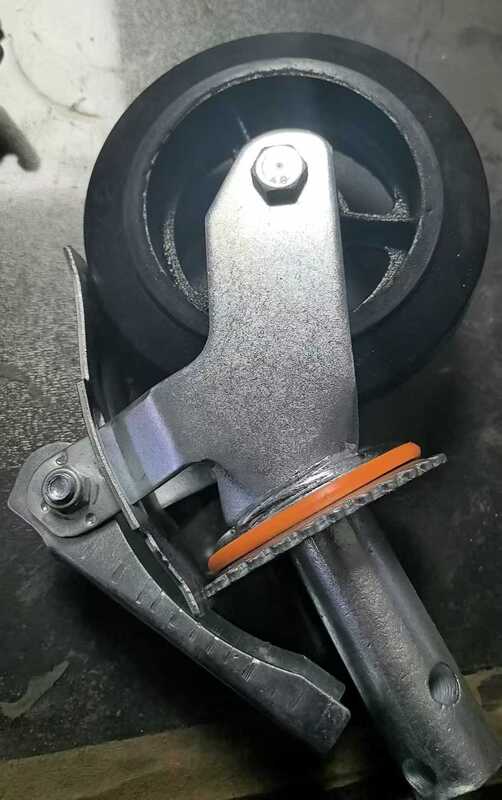 6inch 8inch 耐荷重ユニバーサルホイール、スキャットルキャスター、移動式足場ホイール、ブレーキ付きユニバーサルゴムホイール、耐荷重ローラー|undefined