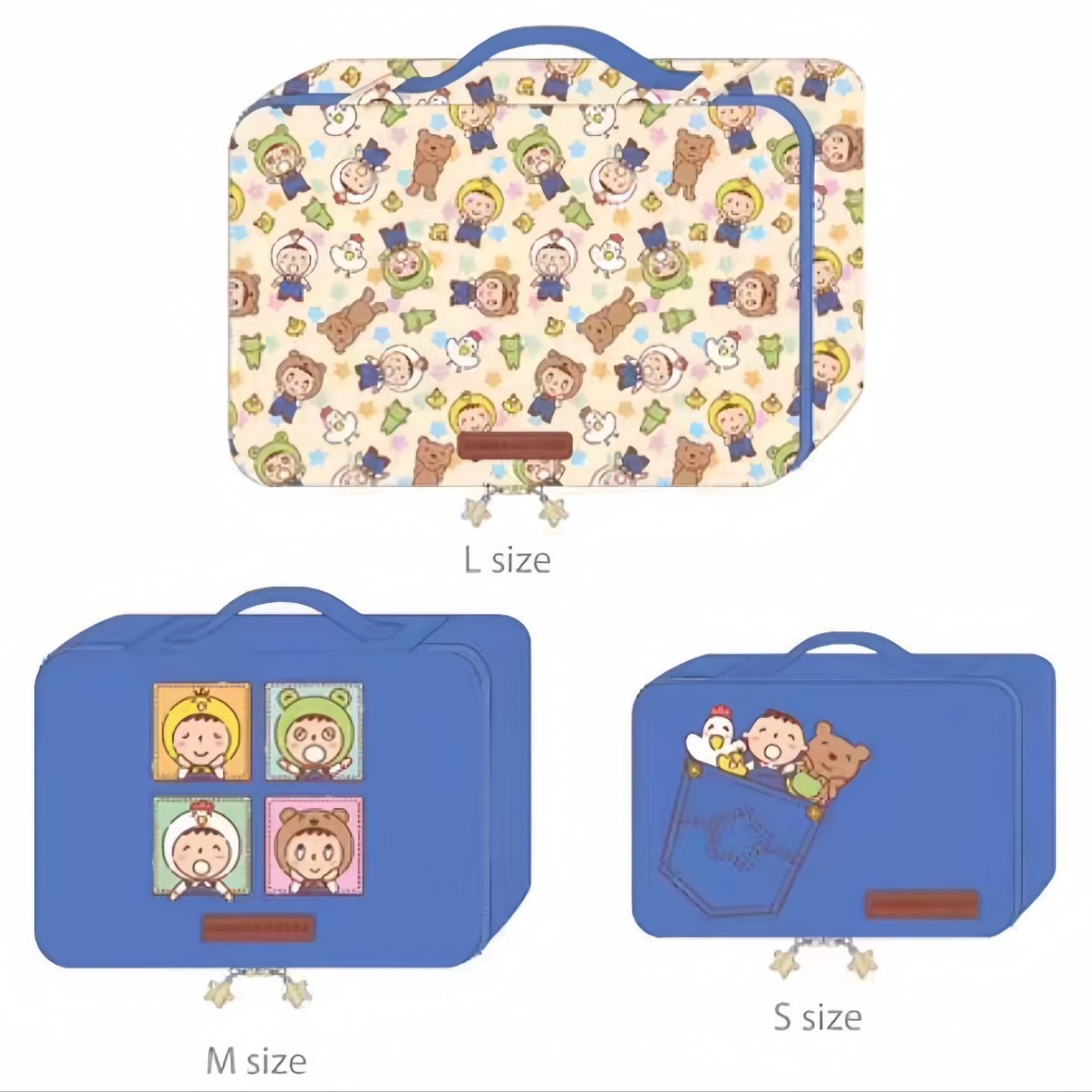Cute light and thin cartoon storage bag