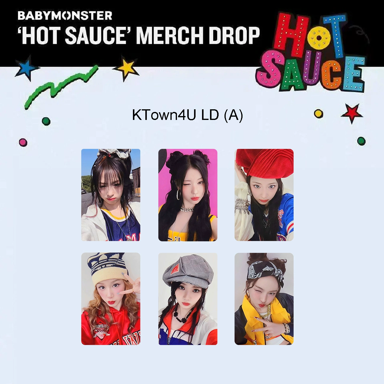 Цифровой сингл Bao Monster BABYMONSTER Hot Sauce K4 MA, специальный выпуск Zheng Yaxian ASA Li Charen