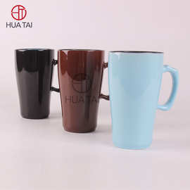 个性创意陶瓷杯炻瓷色釉马克杯大容量高杯定制logo工厂生产订制