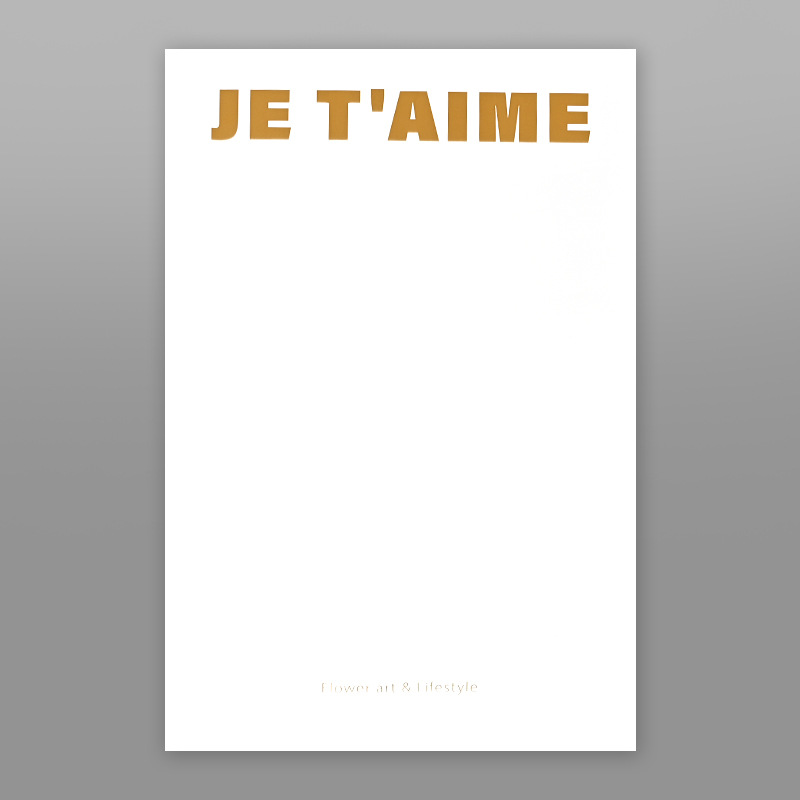 Embalaje de flores Papel de haz coreano Florería Ramo Material de embalaje Papel mate translúcido Papel liso coreano Papel de flores