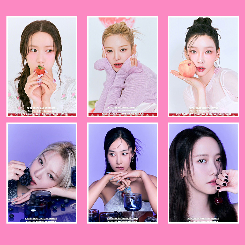 少女时代 2025台历 不干胶海报 林允儿墙贴画 装饰画明星周边收藏