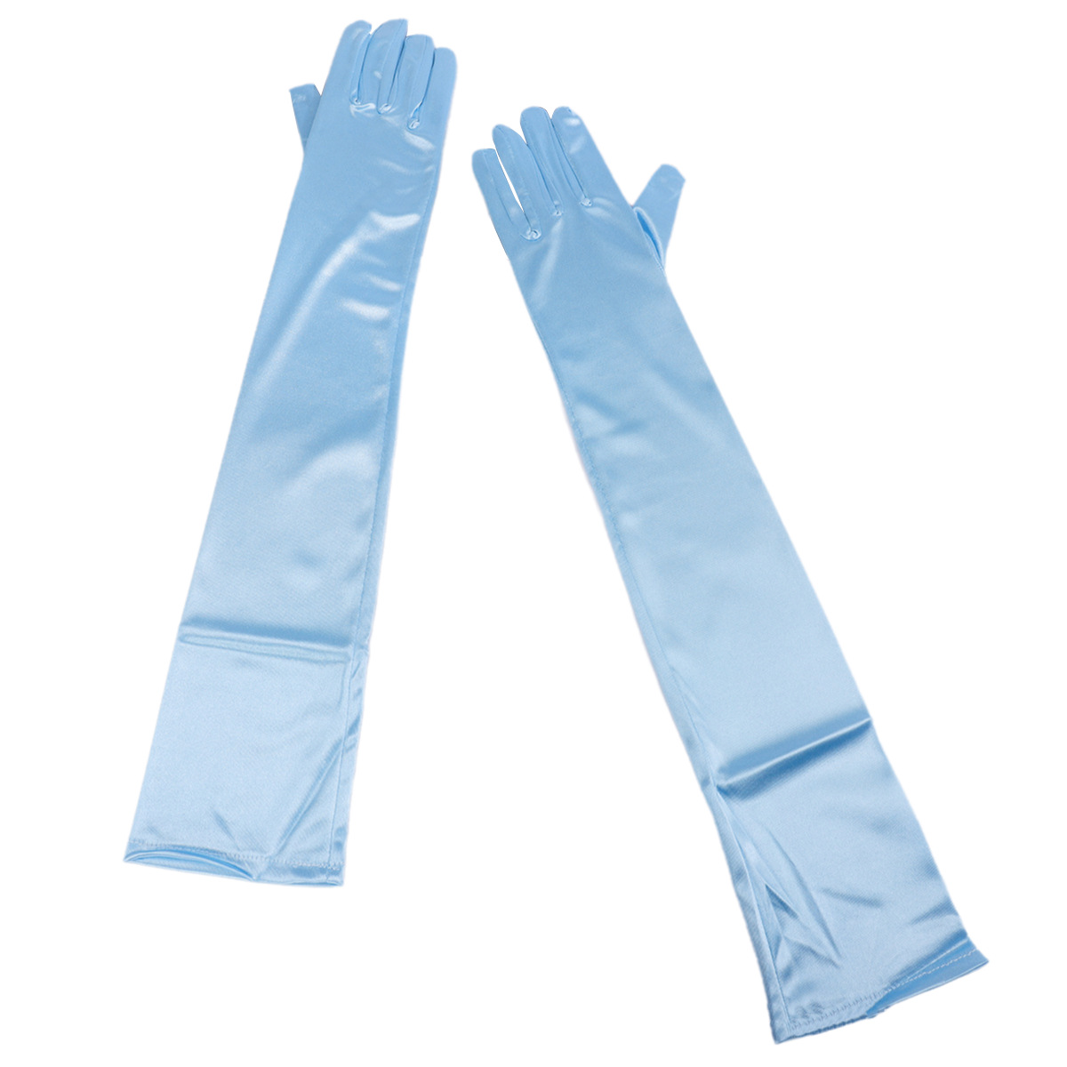 Cosplay elástico de seda extra largo transfronterizo, guantes de boda de presentación de cena sexy de Halloween para damas