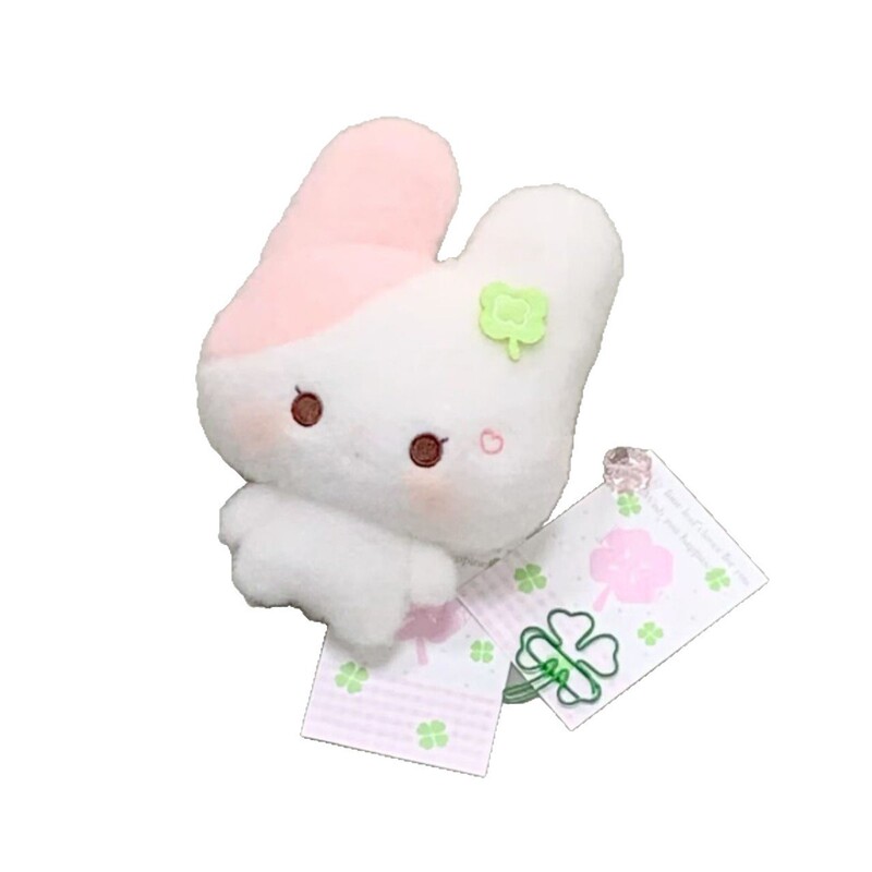 かわいいフィッシュケーキ子猫ラッキーウサギぬいぐるみソフトぬいぐるみペンダントガールギフトコットンドール|undefined