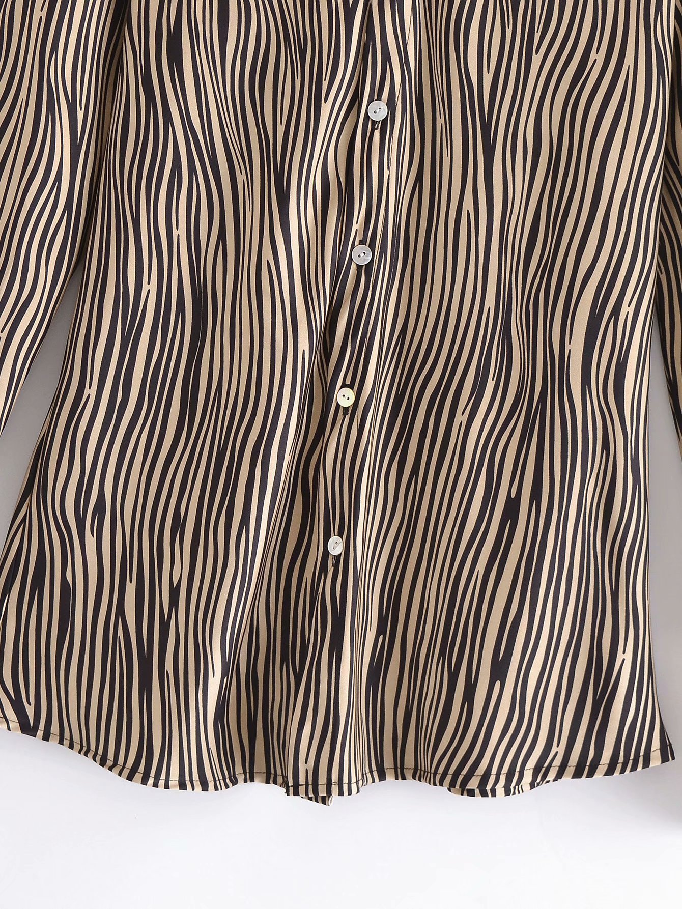 women s zebra print blouse nihaostyles clothing wholesale NSAM78067