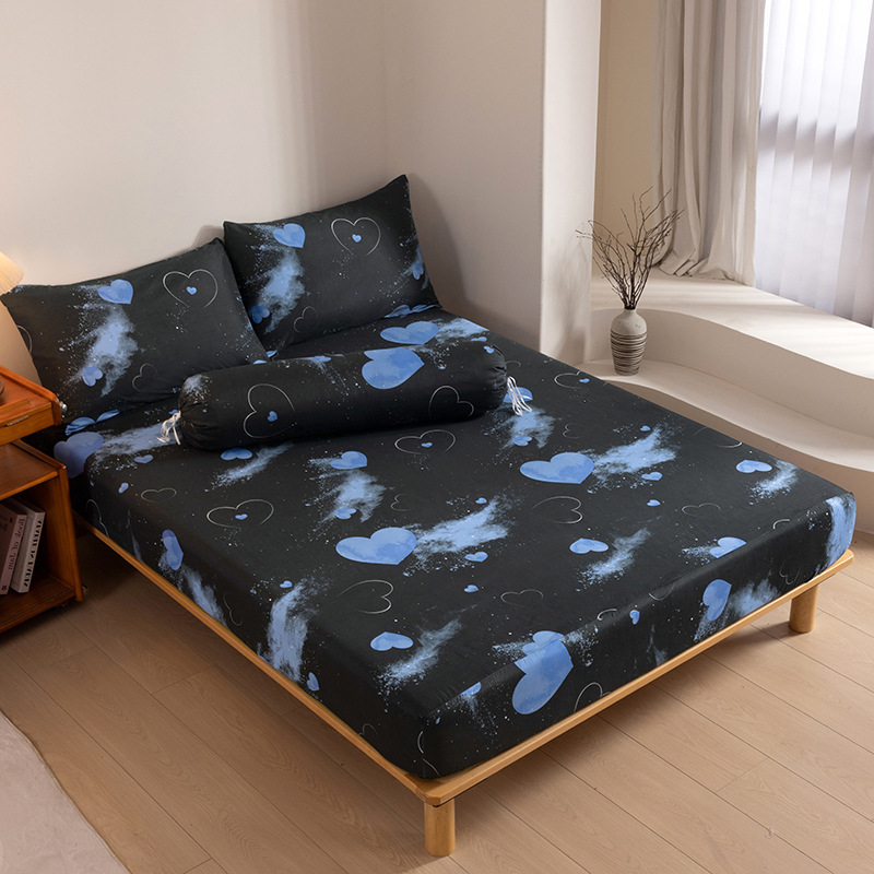 Funda de cama fija Colcha Simmons Cubierta protectora Cubierta de polvo Colchón Cubierta de cama individual Doble individual Sábana de cama antideslizante transfronteriza