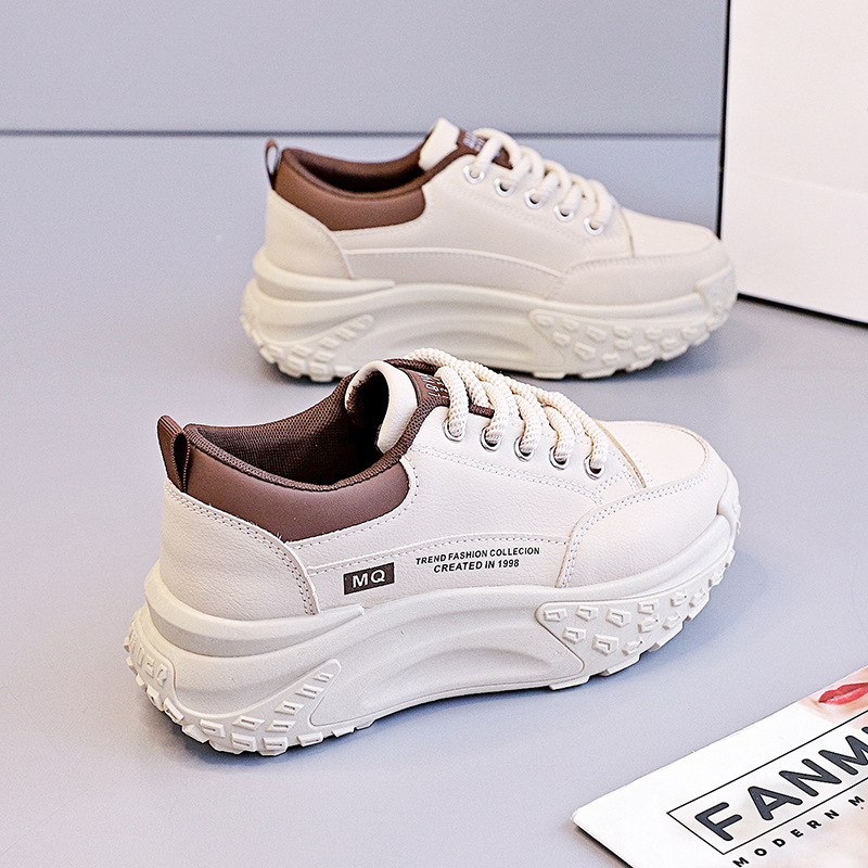 2025 New Thick-Soled Height-Increasing 5cm White Shoes, Versatile Women's Shoes, Spring & Fall Popular Dad Shoes, Sports and Casual Shoes 2025 New Thick-Soled Height-Increasing 5cm White Shoes, Versatile Women's Shoes, Spring & Fall Popular Dad Shoes, Sports and Casual Shoes